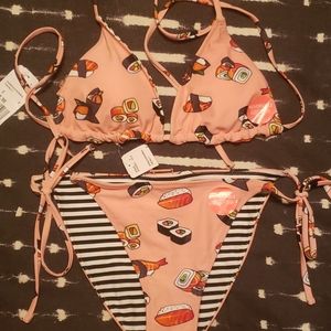 ASO Meghan Markle NWT Sushi Bikini